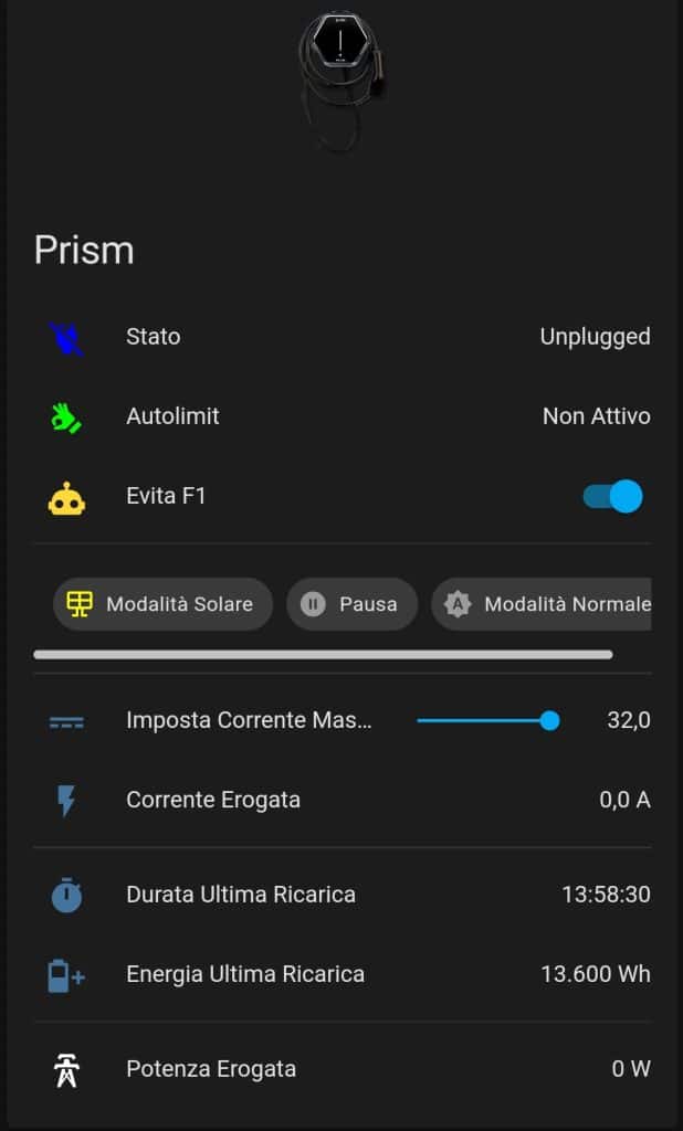 New Prism Home Assistant